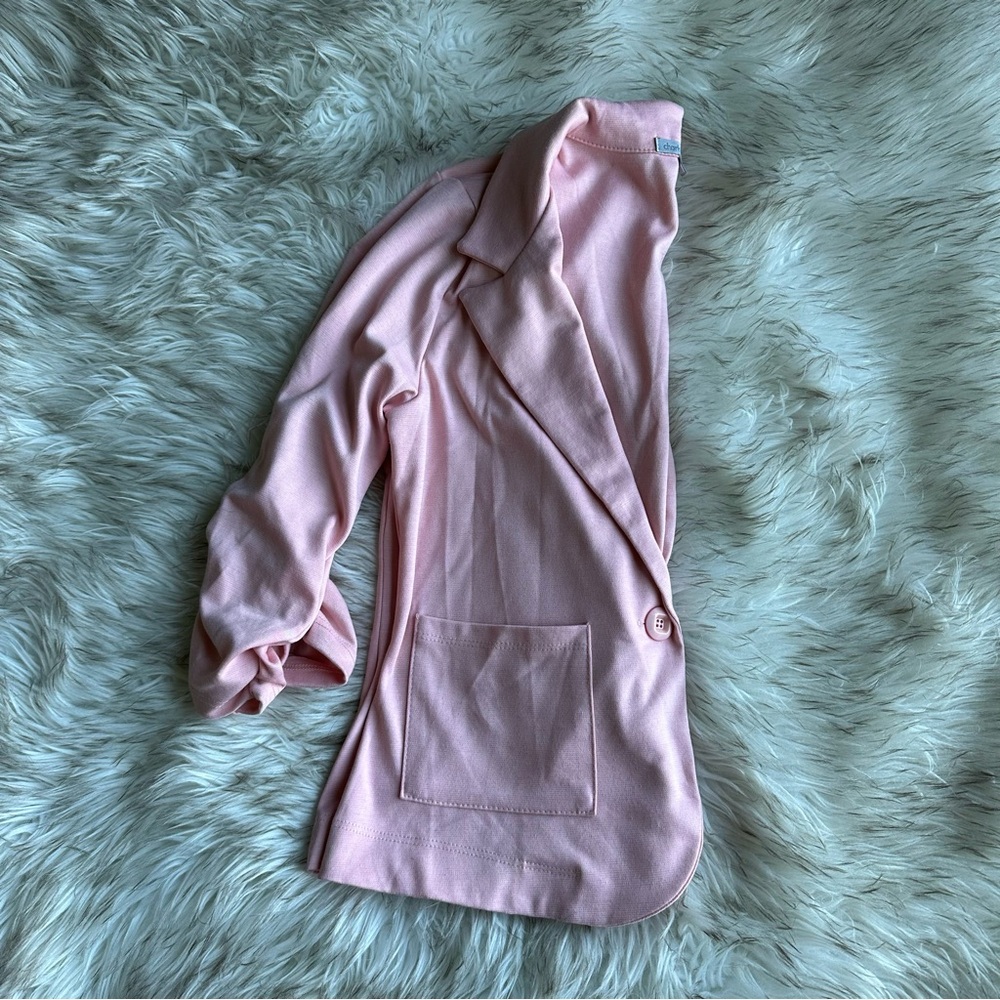 Pink stretchy blazer